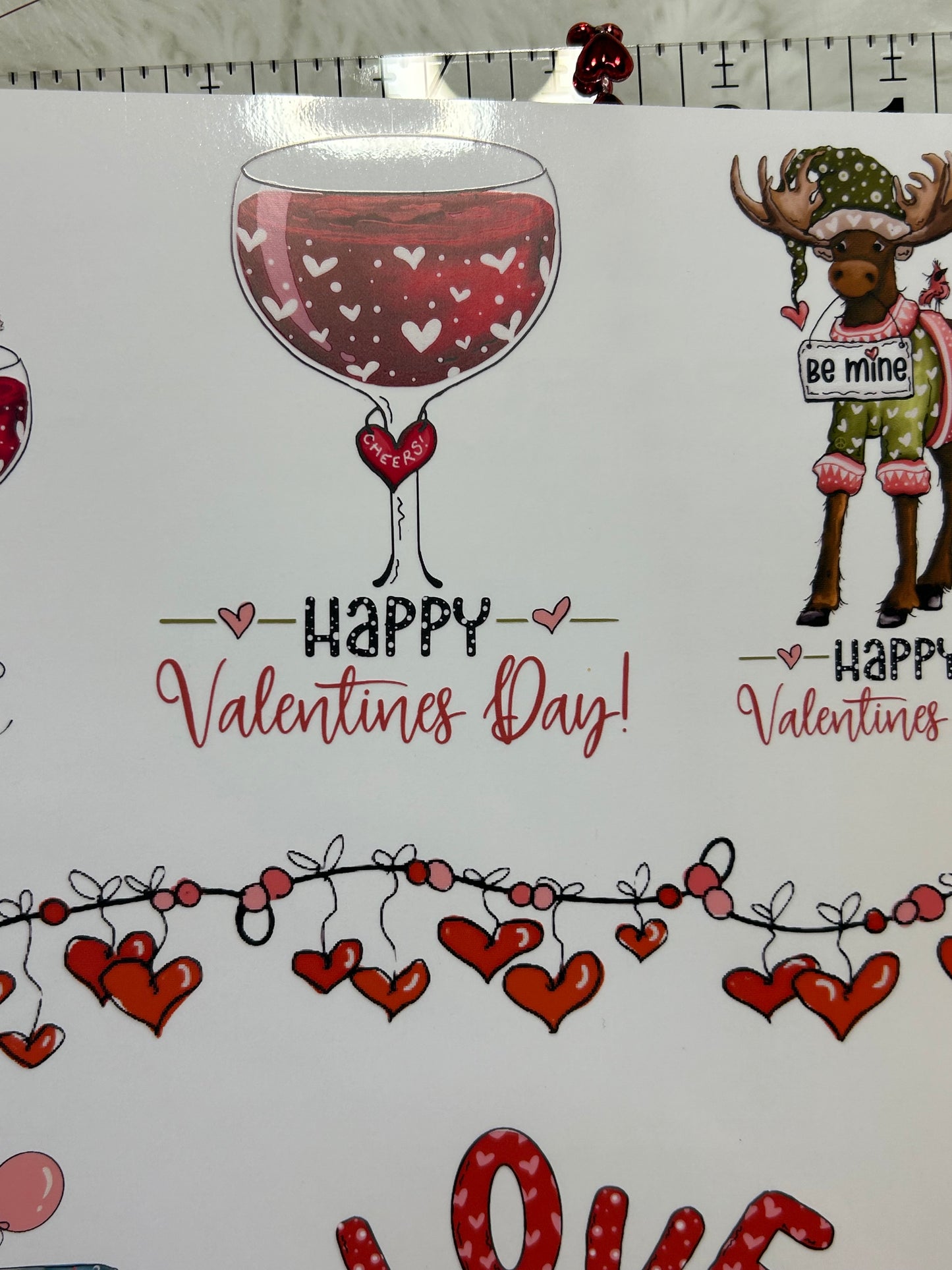 Valentine's Decal Sheet