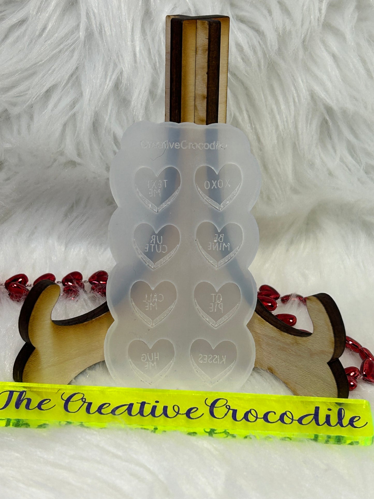 Conversation heart stud mold