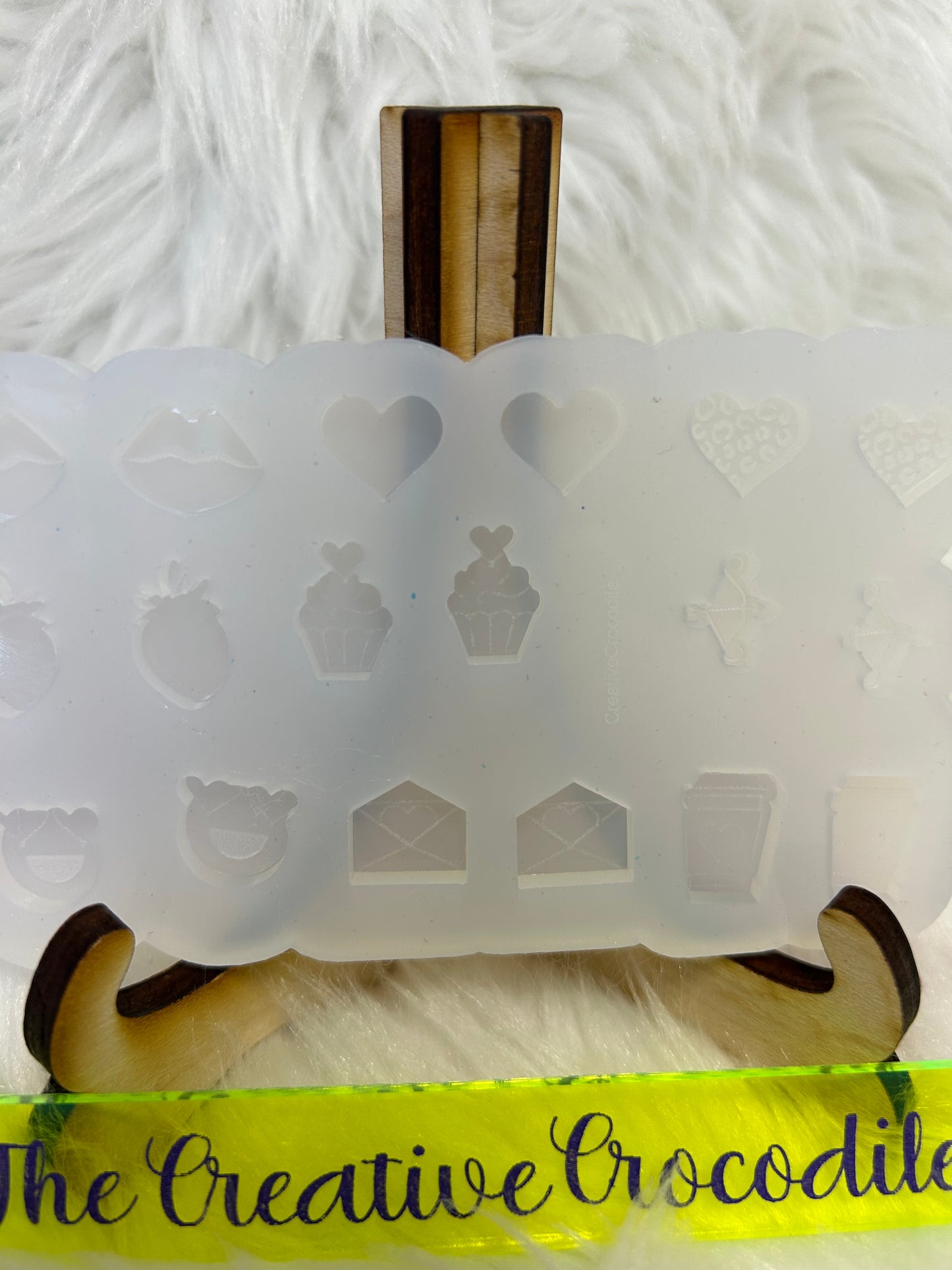 Earring Stud Mold, (Valentine/Heart)