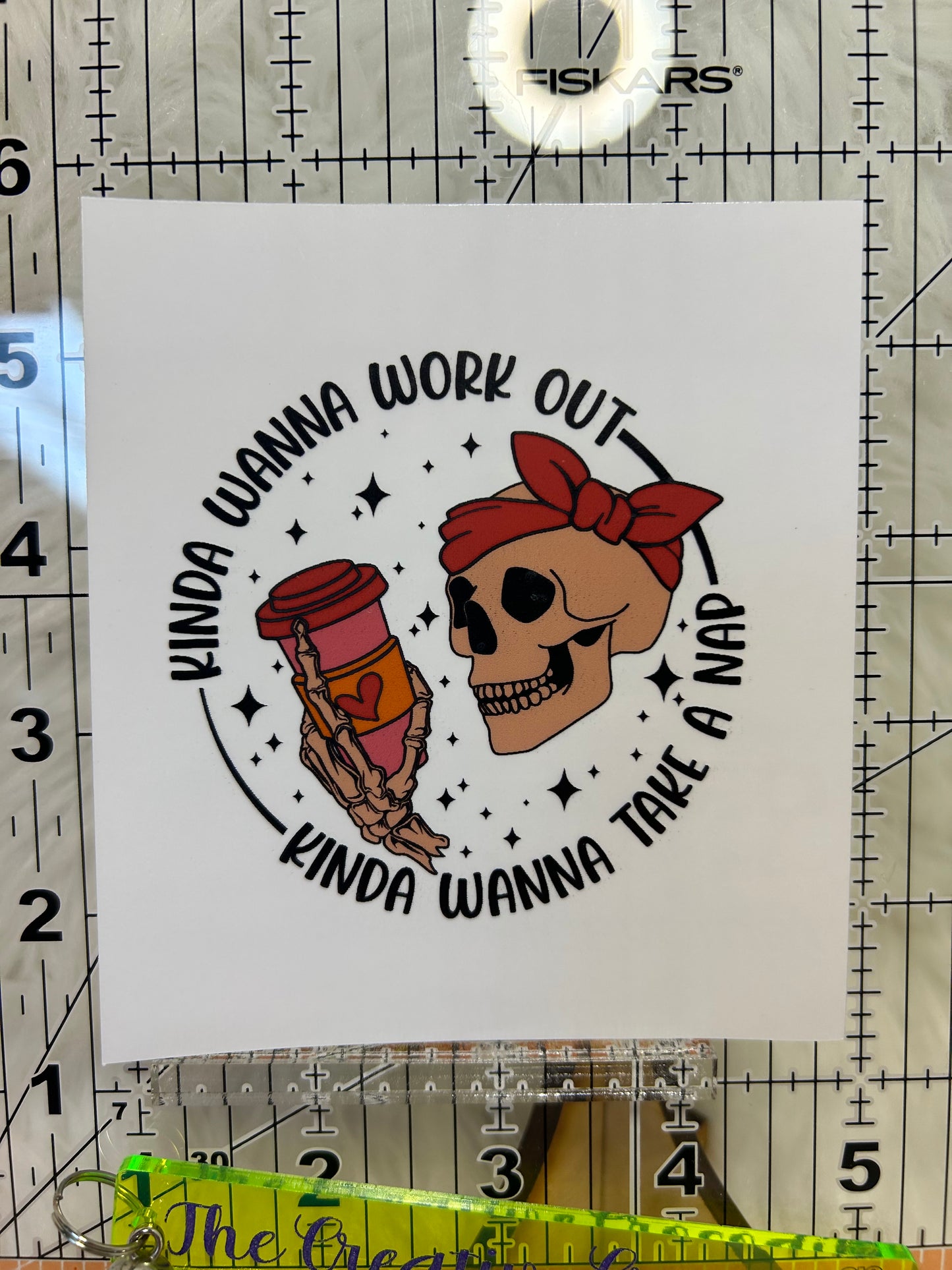 workout/take a nap decal