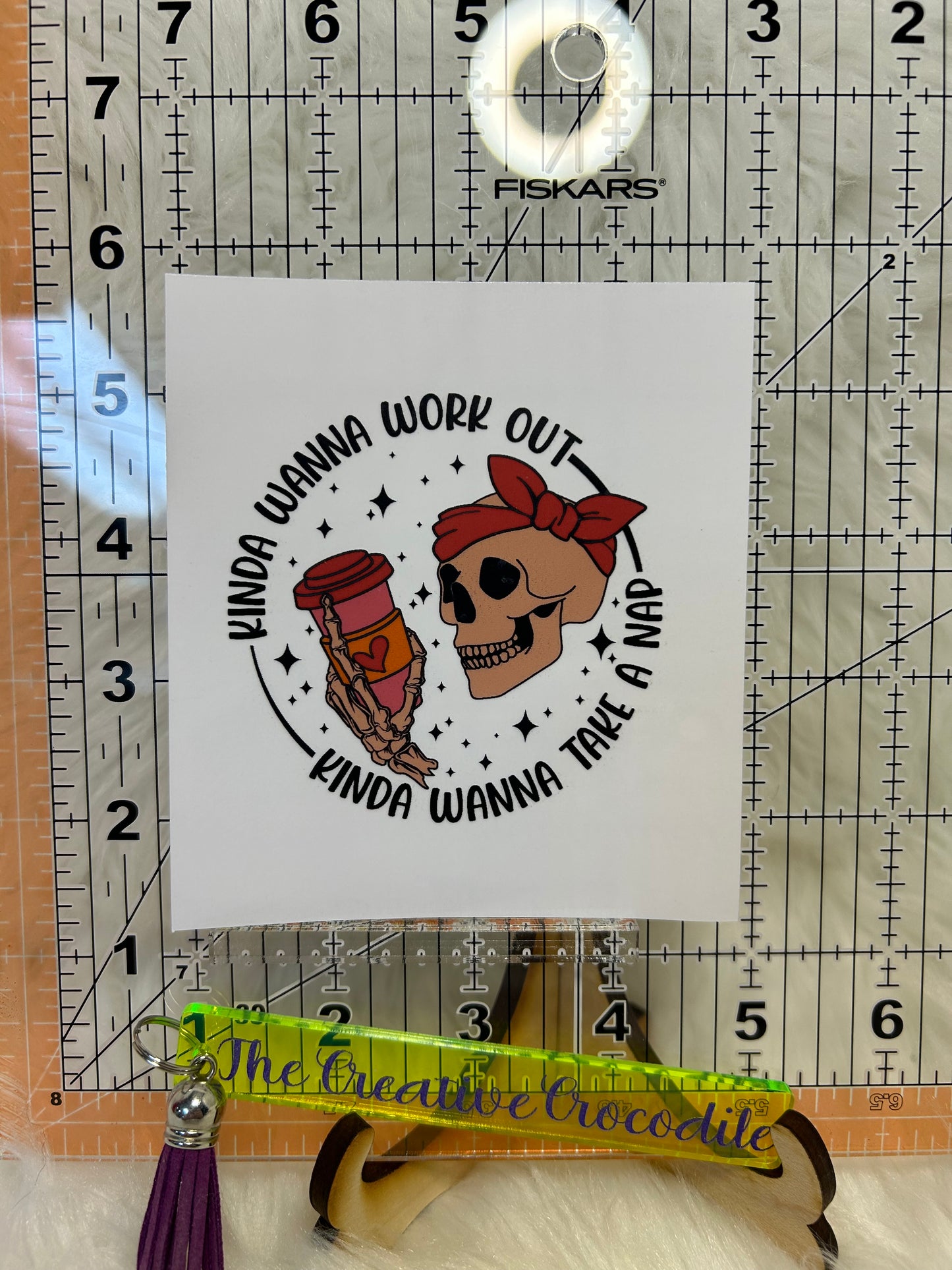 workout/take a nap decal