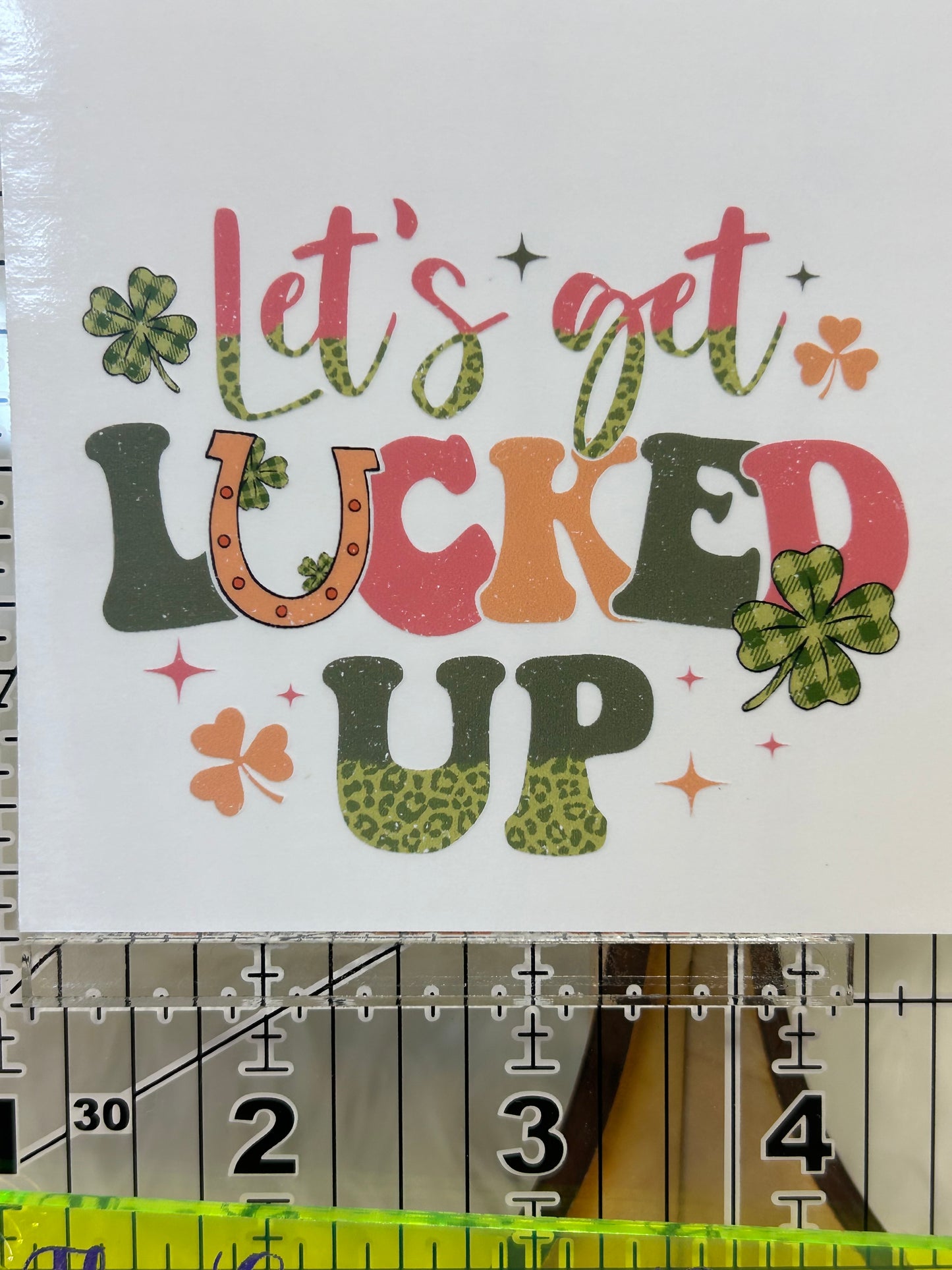 St Patrick's Day LUCKED UP