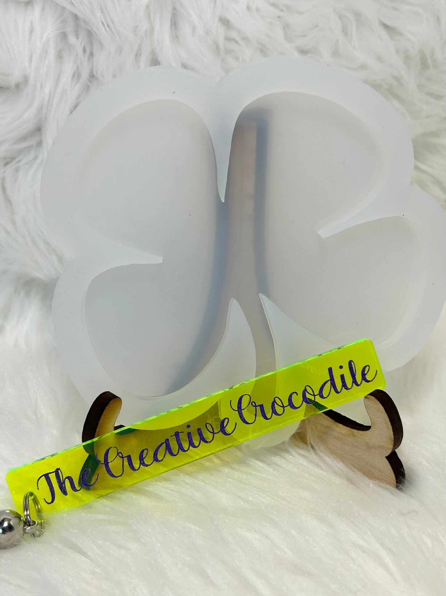 4" Clover coaster