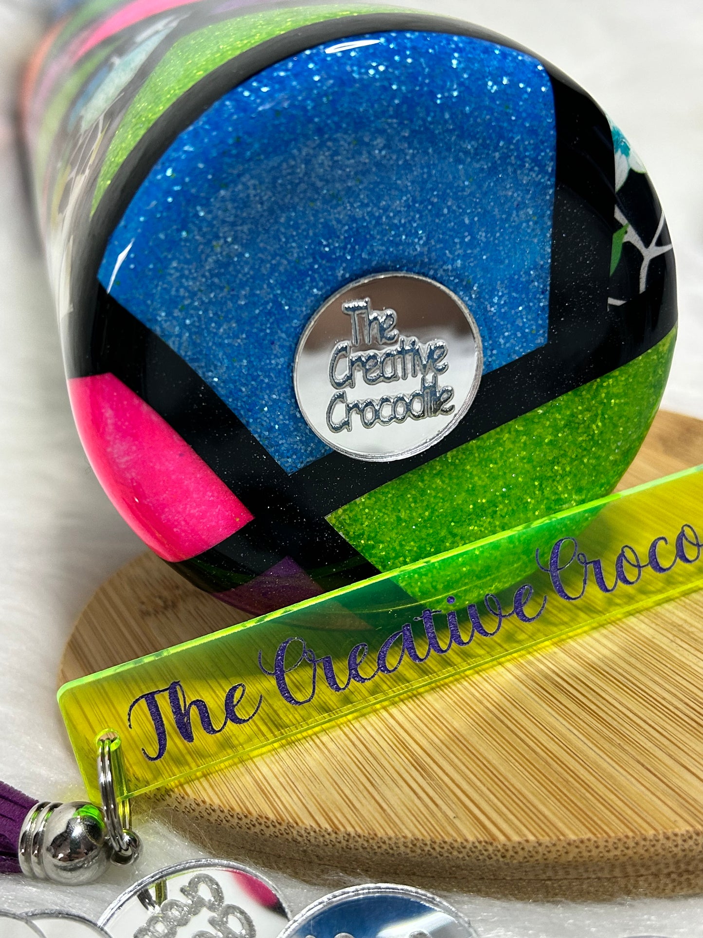 Acrylic 1" product tags