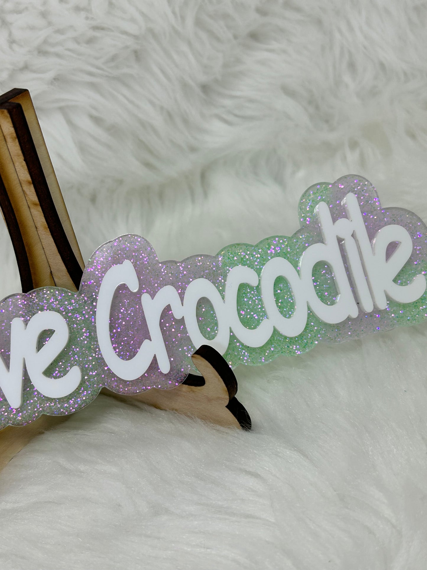 Large Acrylic Photo tag
