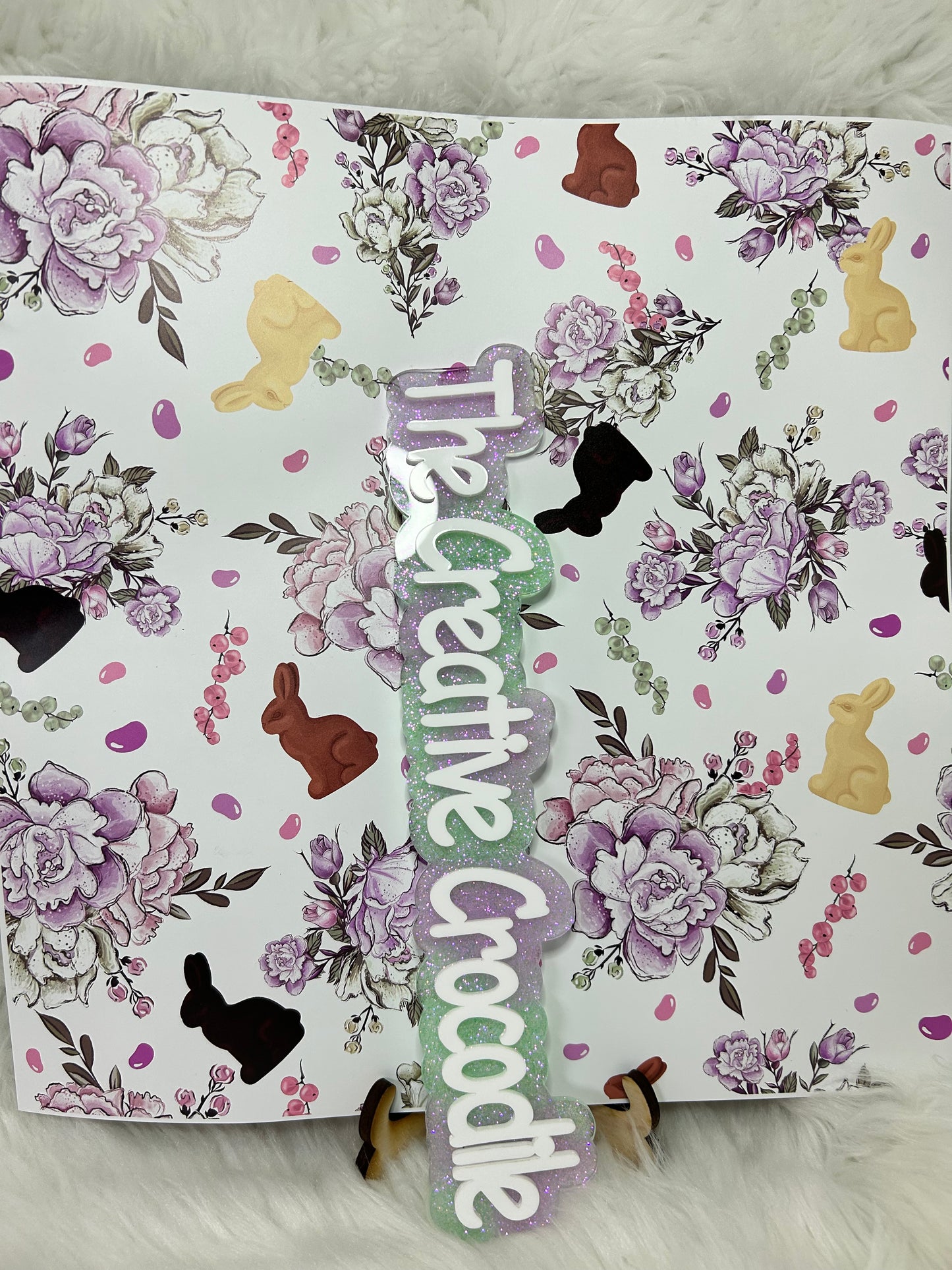 Milk, Dark, White chocolate bunnies