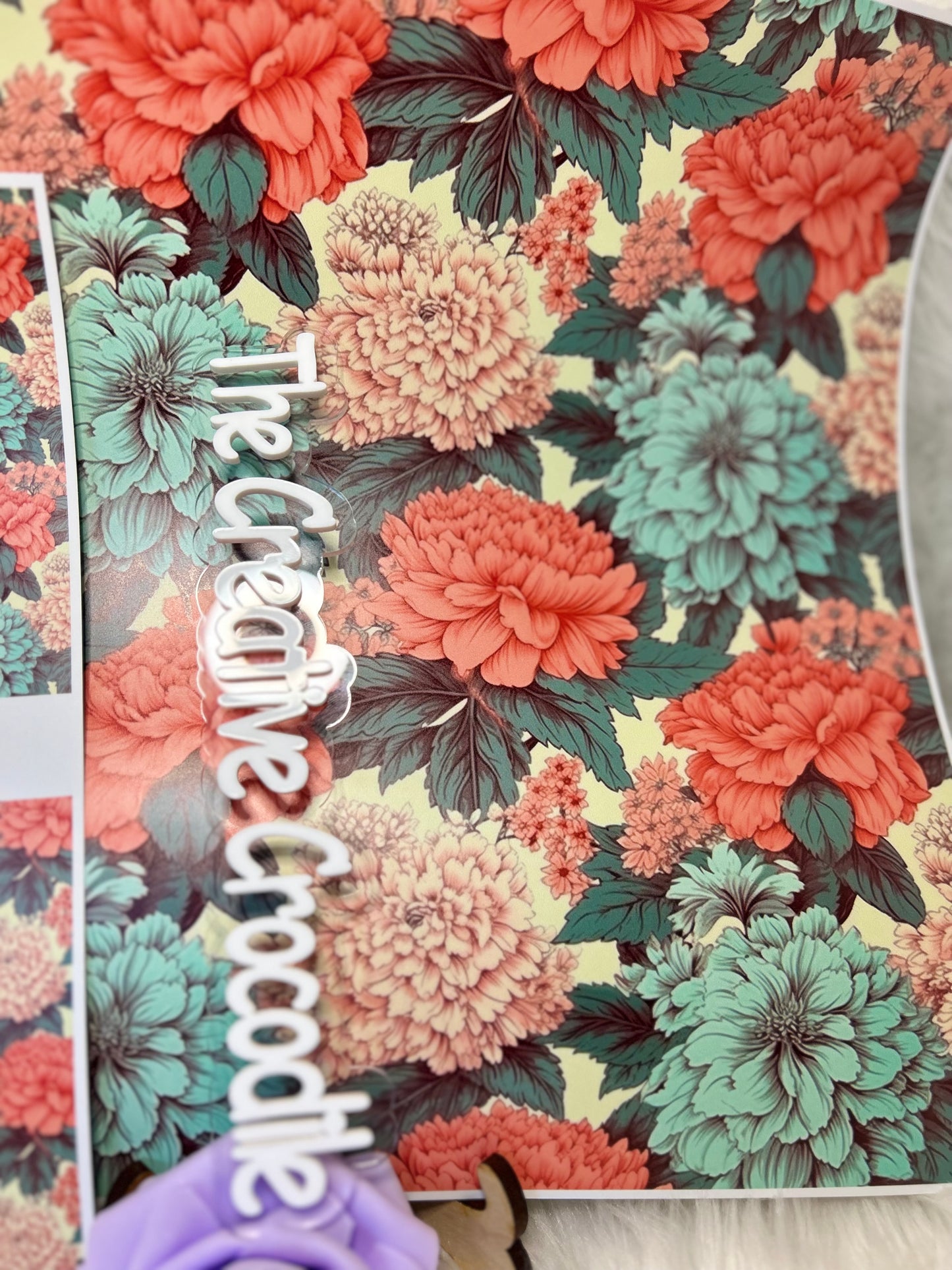 DDD Coral and Mint flowers