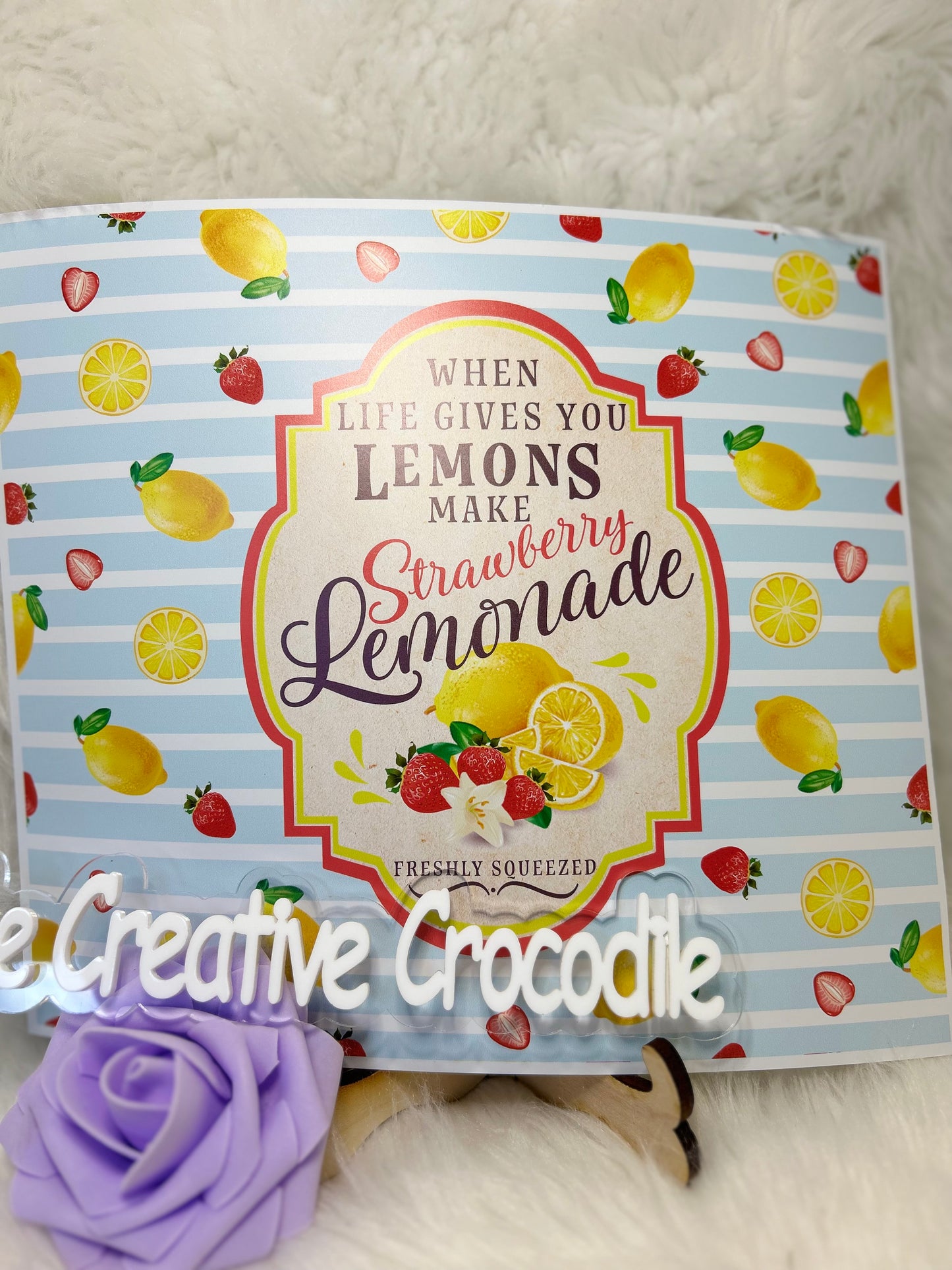 Strawberry lemonade 20oz wrap