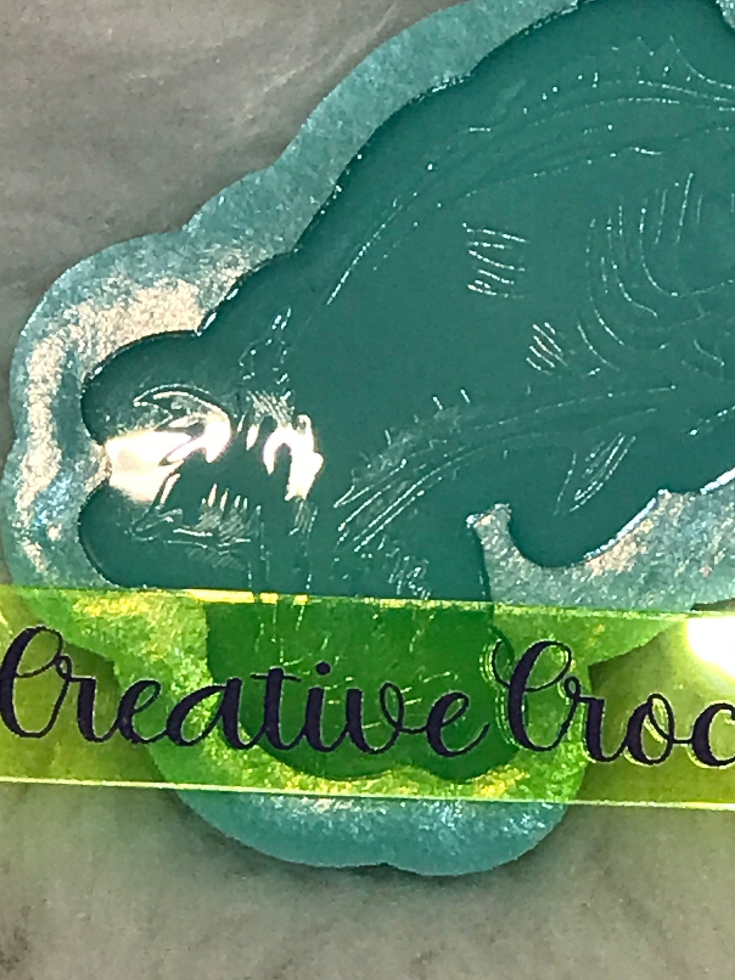 Bass fish keychain mold