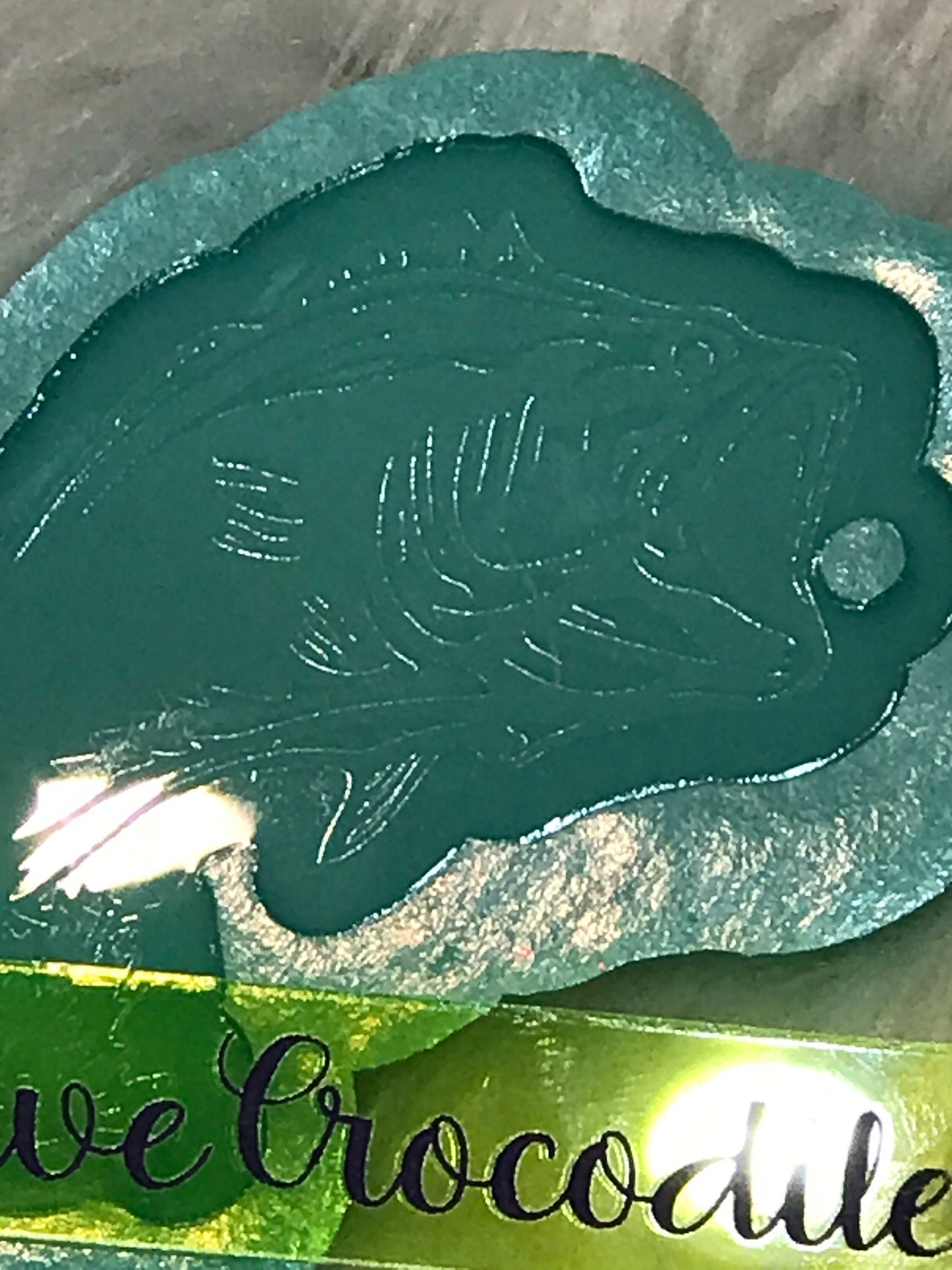 Bass fish keychain mold