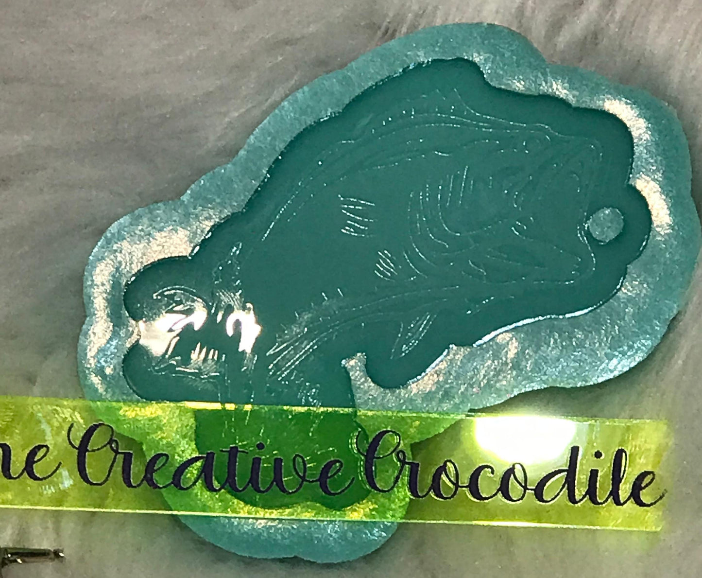 Bass fish keychain mold