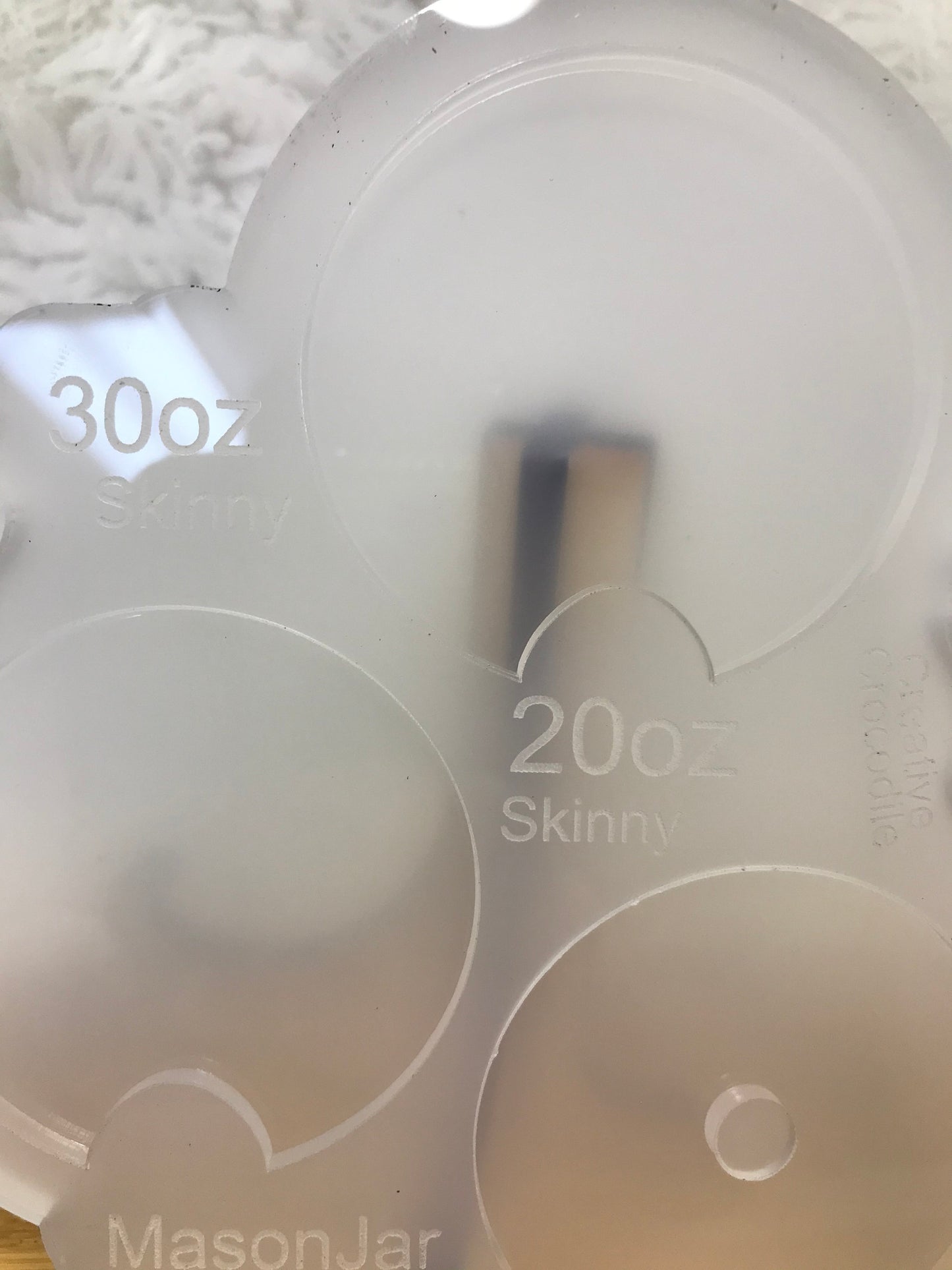 tumbler topper mold