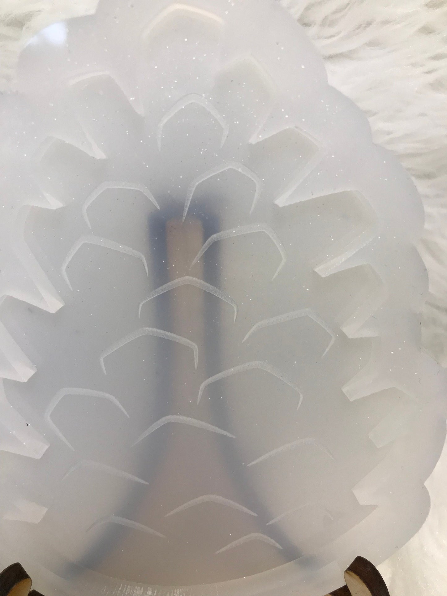 Pinecone coaster mold