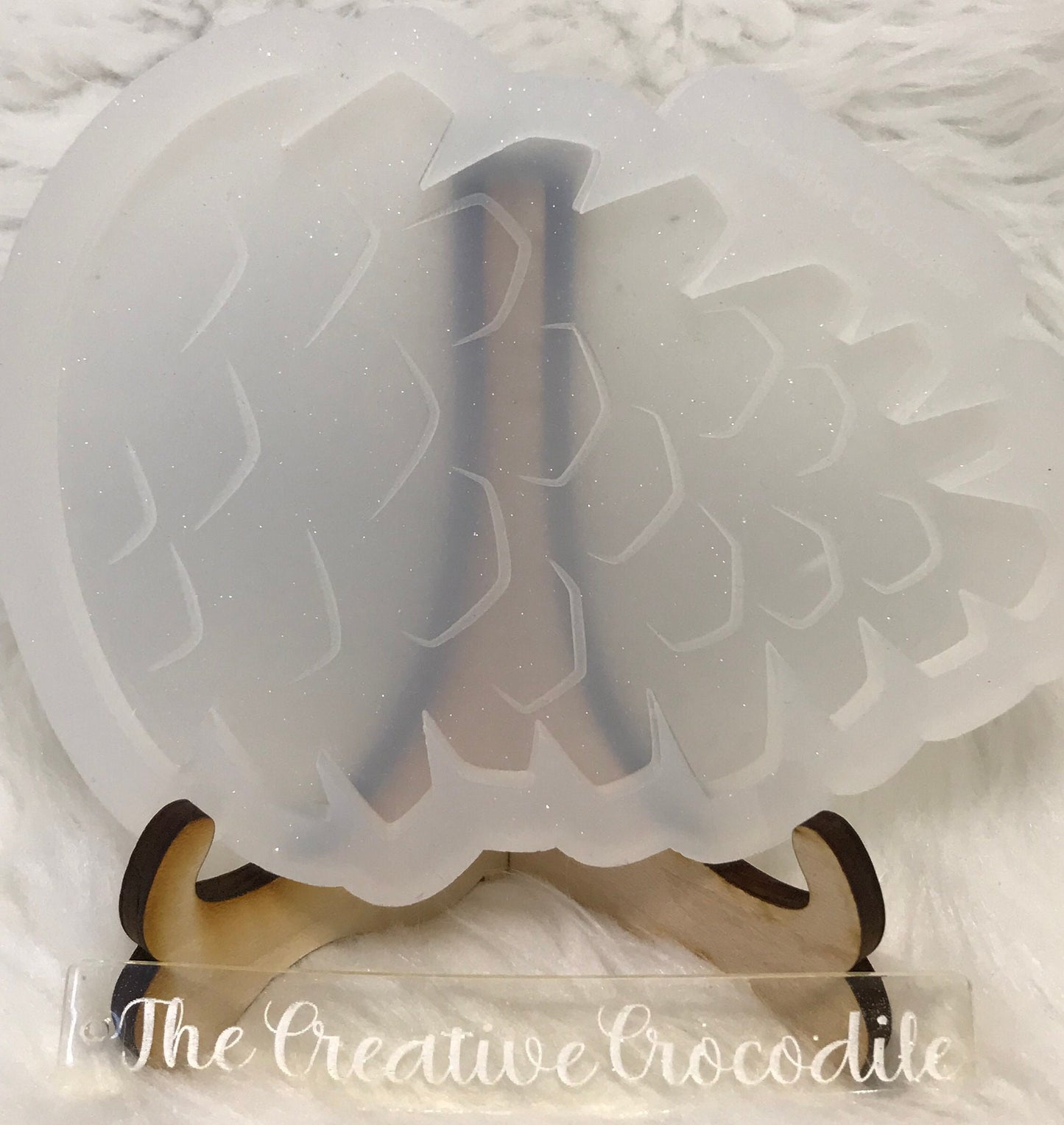 Pinecone coaster mold
