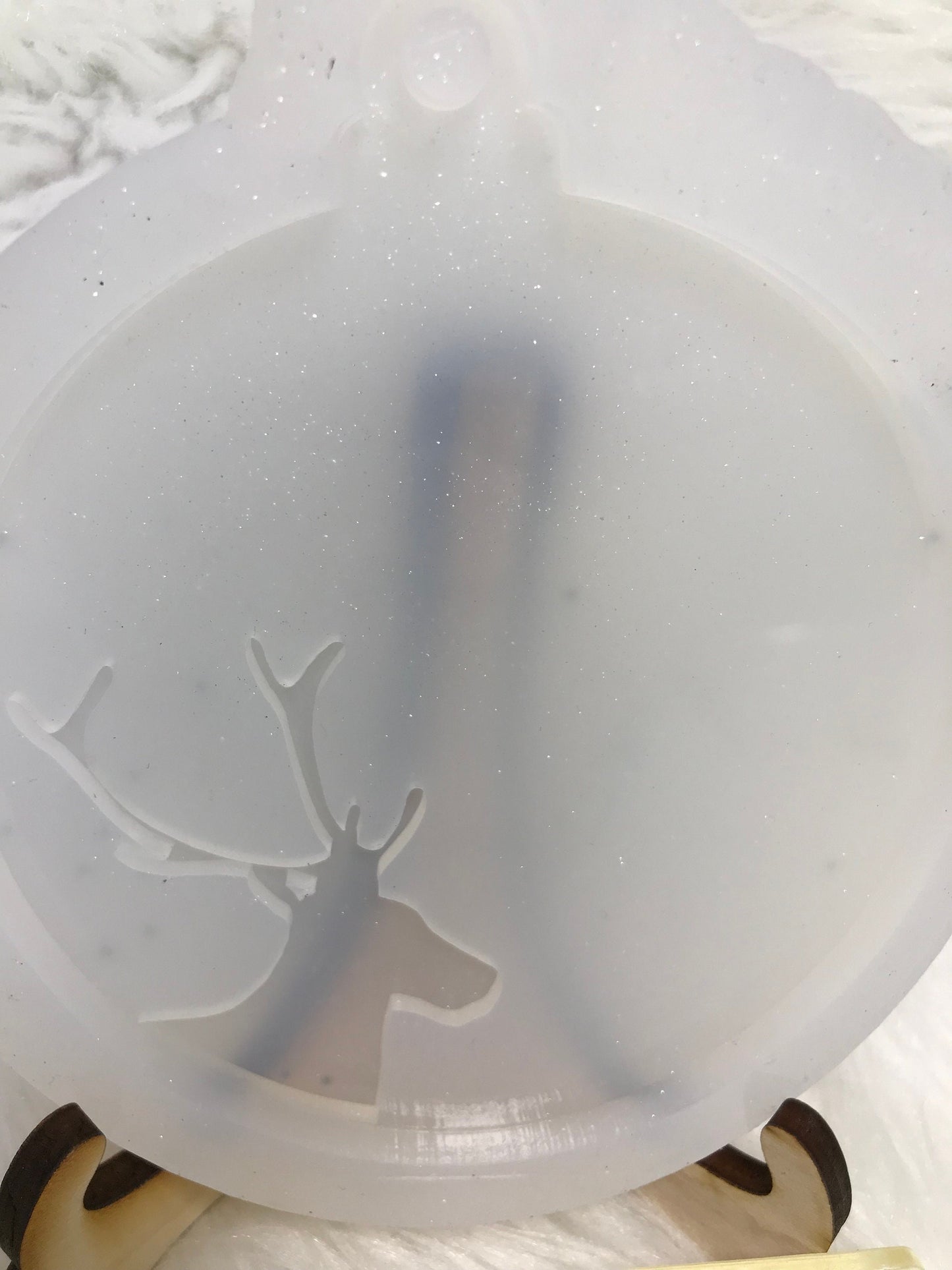 Reindeer ornament mold