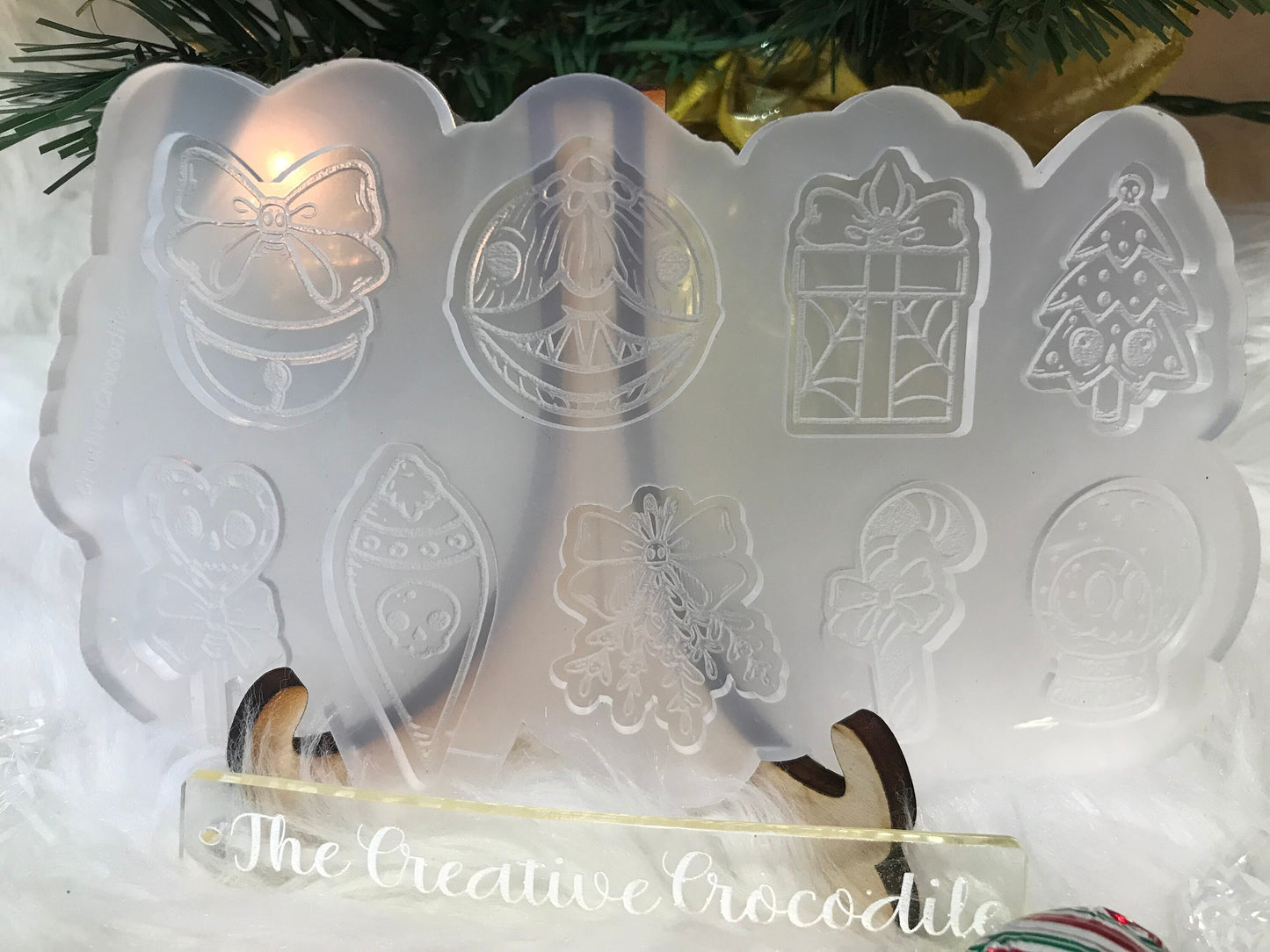 Spooky Ornament Mold, Earrings, Charms etc.