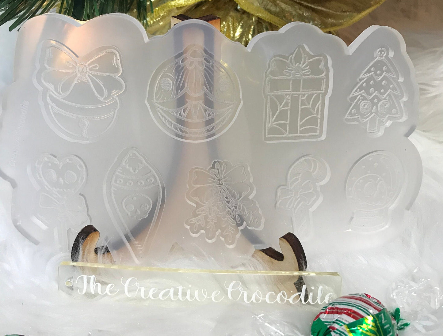 Spooky Ornament Mold, Earrings, Charms etc.