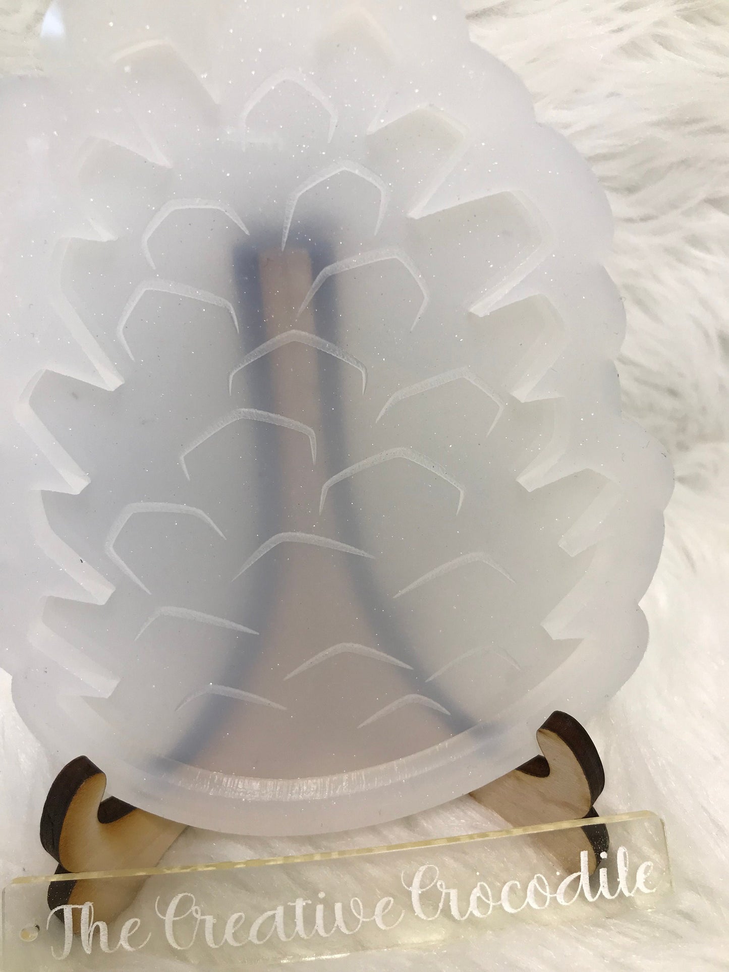 Pinecone coaster mold