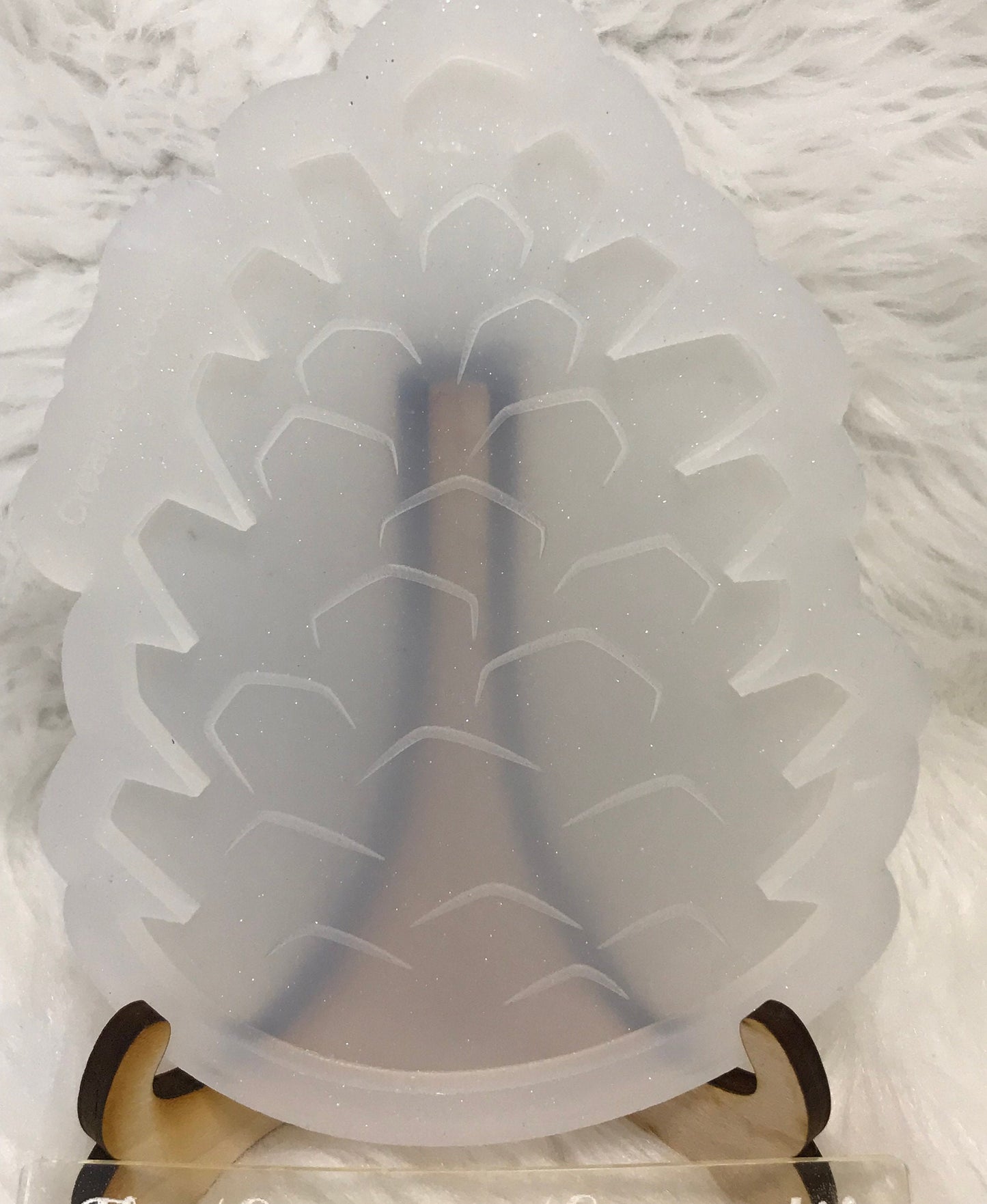 Pinecone coaster mold
