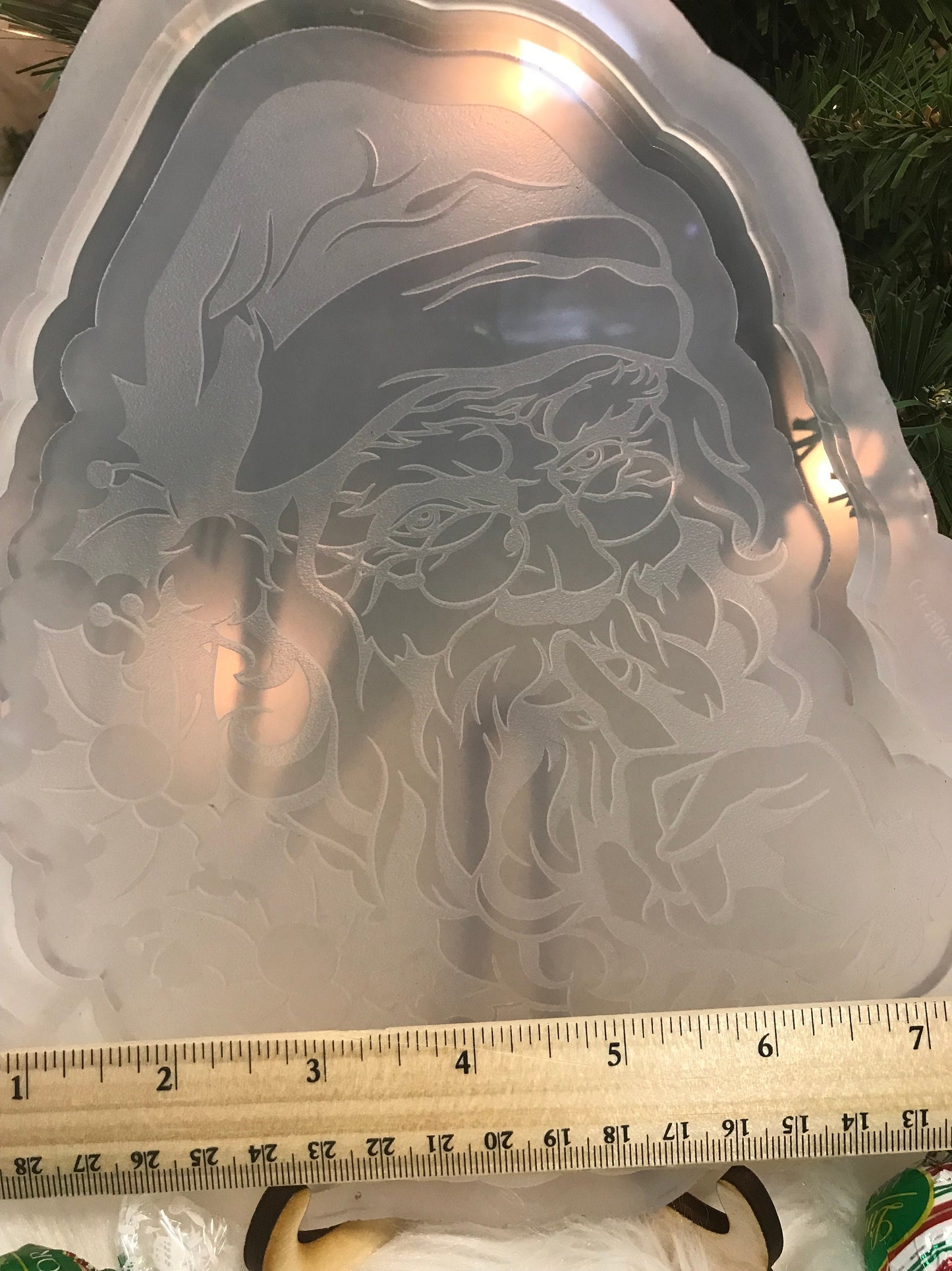 Santa Trinket Tray Mold