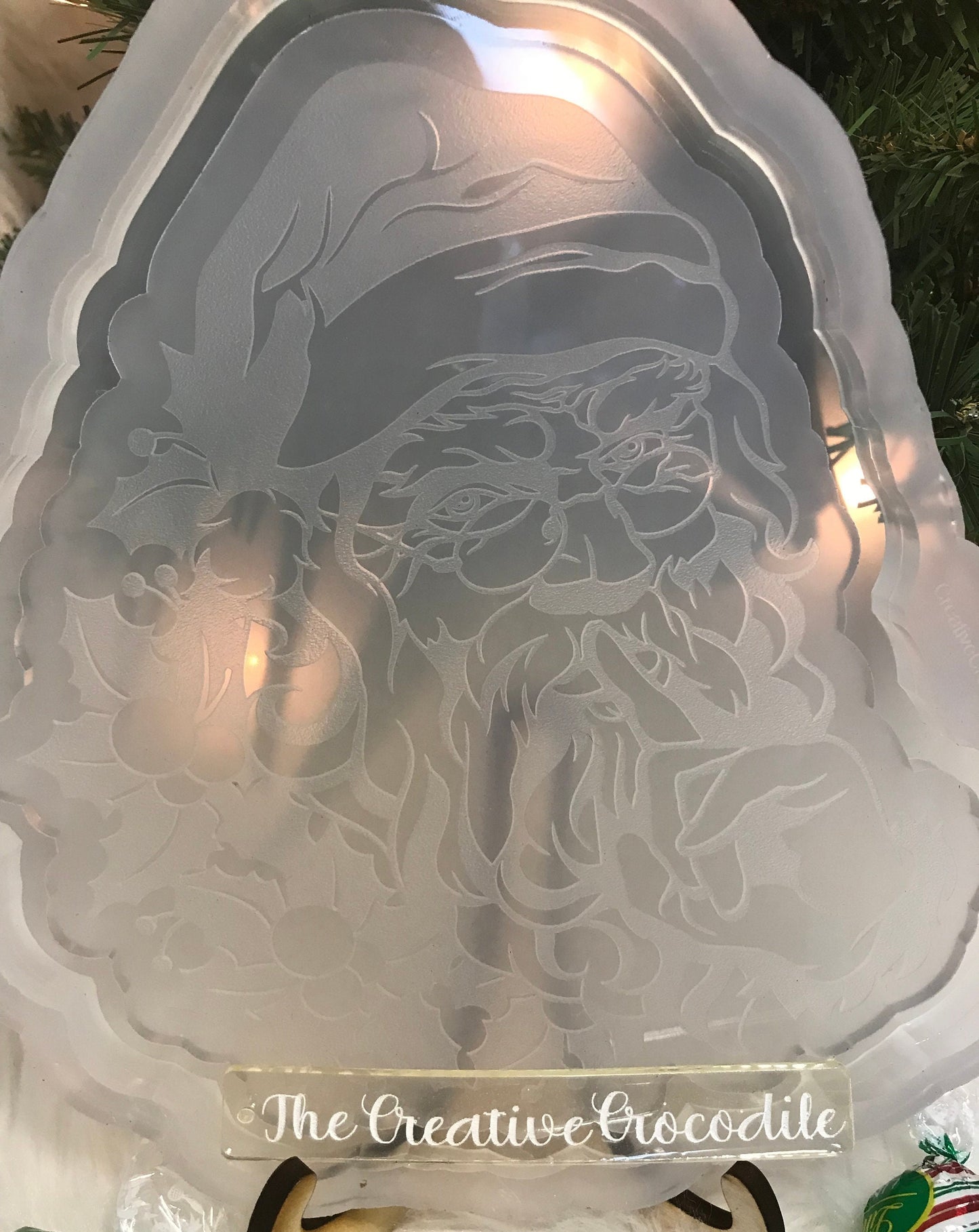 Santa Trinket Tray Mold