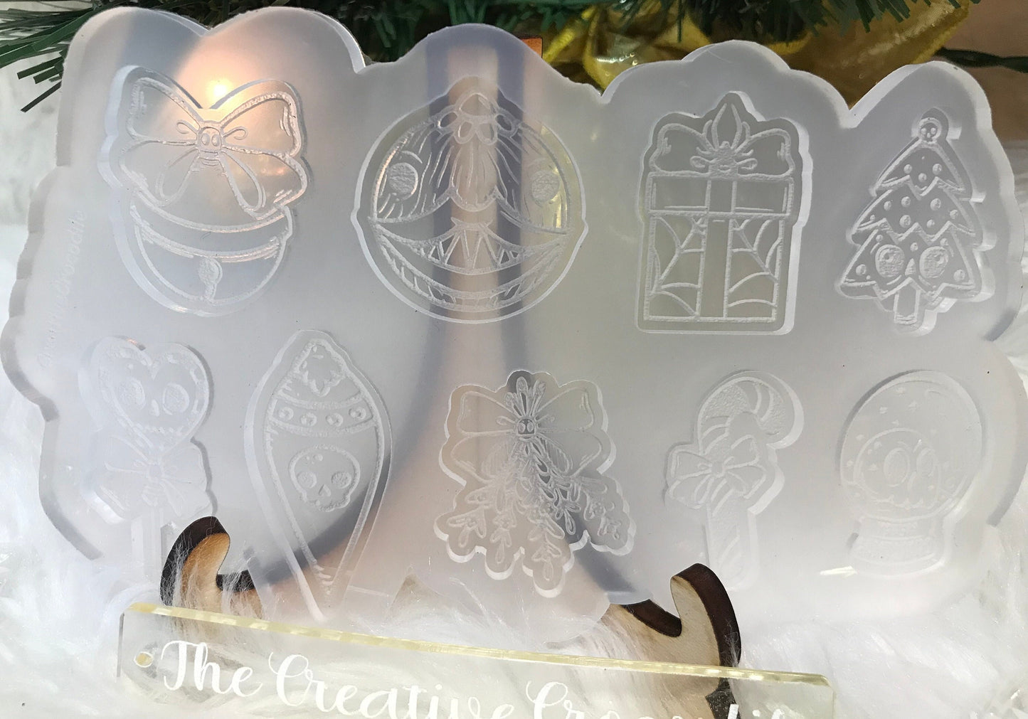 Spooky Ornament Mold, Earrings, Charms etc.