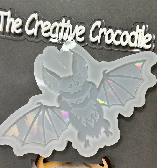 Cute Bat rainbow holographic mold