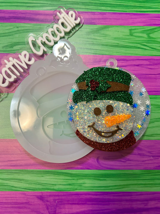 Snowman layer Ornament mold