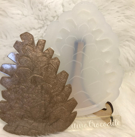 Pinecone coaster mold